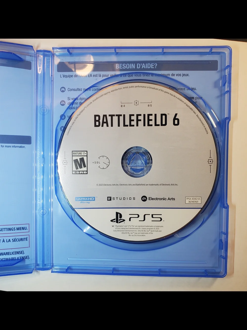 Battlefield 6 (PS5) Video Game Never Used